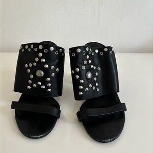 See By Chloe Black Studded Heels